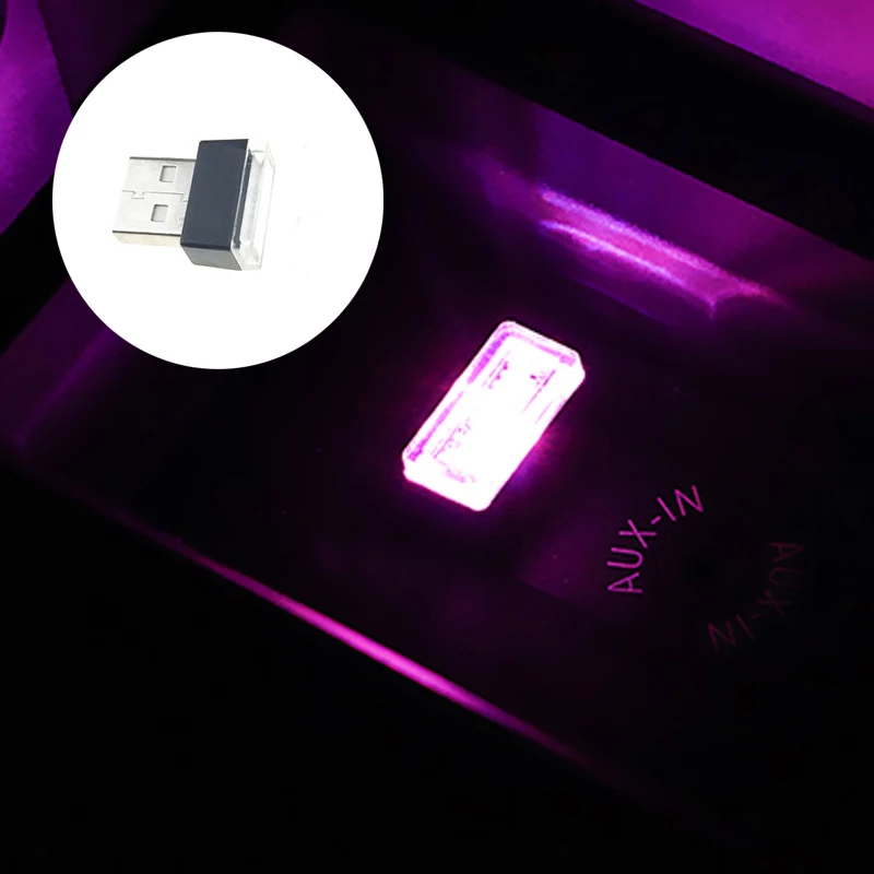 

Car Universal USB LED Decorative Light Auto Parts for Volvo S40 S60 S80 XC60 XC90 V40 V60 C30 XC70 V70/Mini Cooper R50 R52 R53