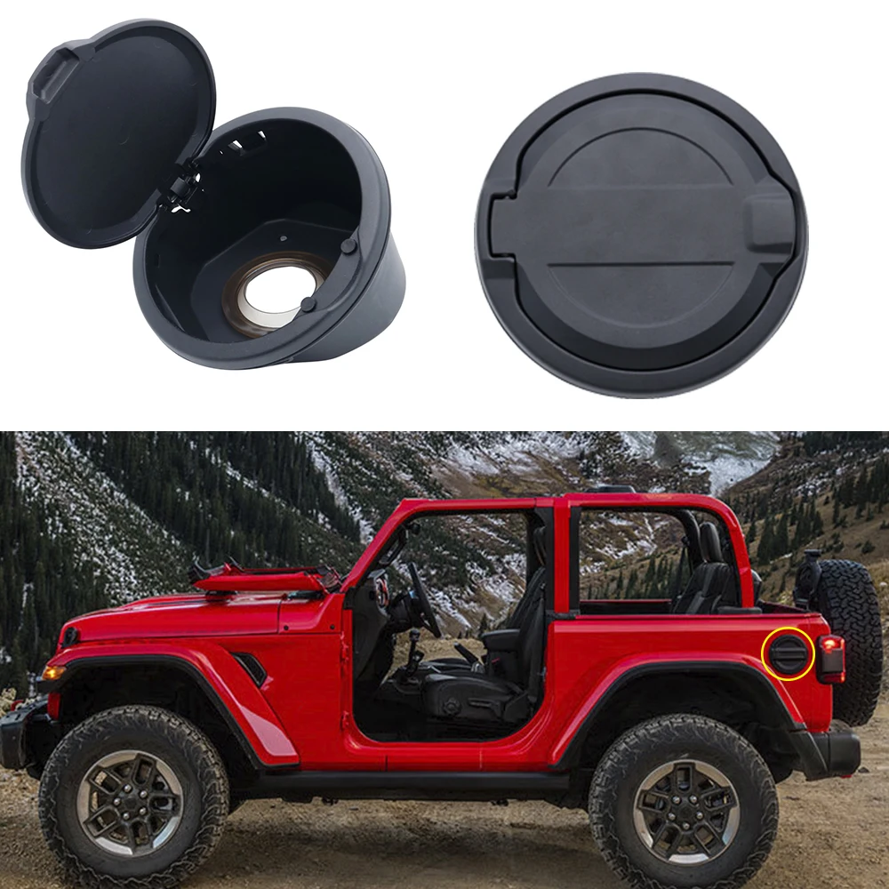 High Quality Oil Fuel Filler Tank Gas Door Cap Cover Resistant Abrasion For Jeep  Wrangler Jl 2018 Car Accessories - Tank Covers - AliExpress