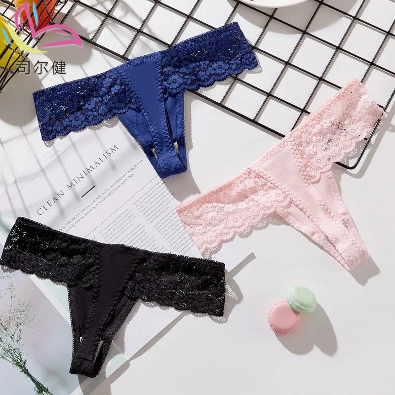 M-XL новинка женские стринги сексуальное нижнее белье кружевные трусы прозрачные
