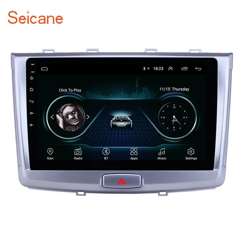Автомобильный радиоприемник Seicane 10 1 дюйма Android 8 автомобильный с навигацией GPS для