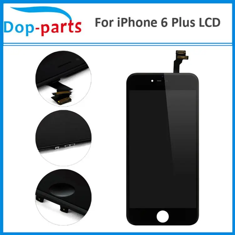 

100Pcs Factory Price LCD Display For iPhone 6 Plus LCD Display Touch Screen LCD Assembly Digitizer Glass lcd Replacement parts