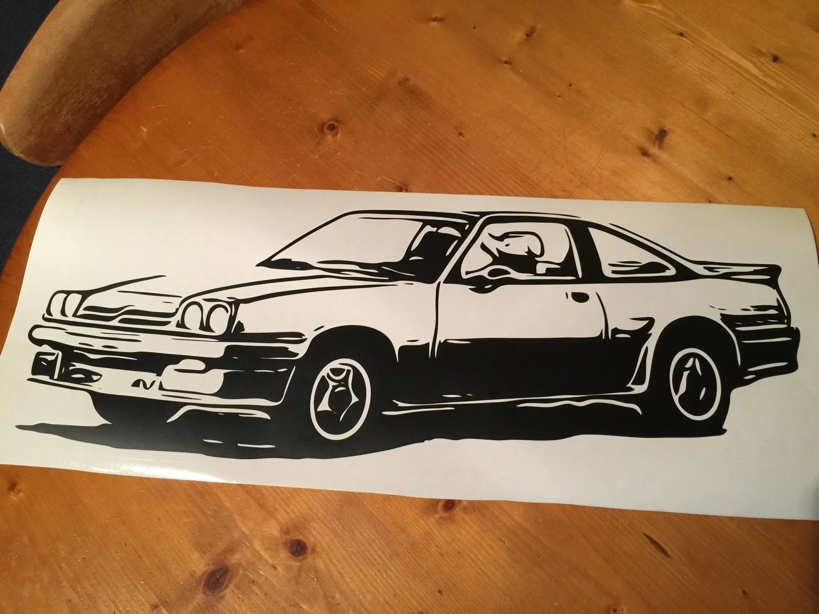 Для Opel Manta GTE ** ультра массивный * Ретро настенный виниловый стикер различных