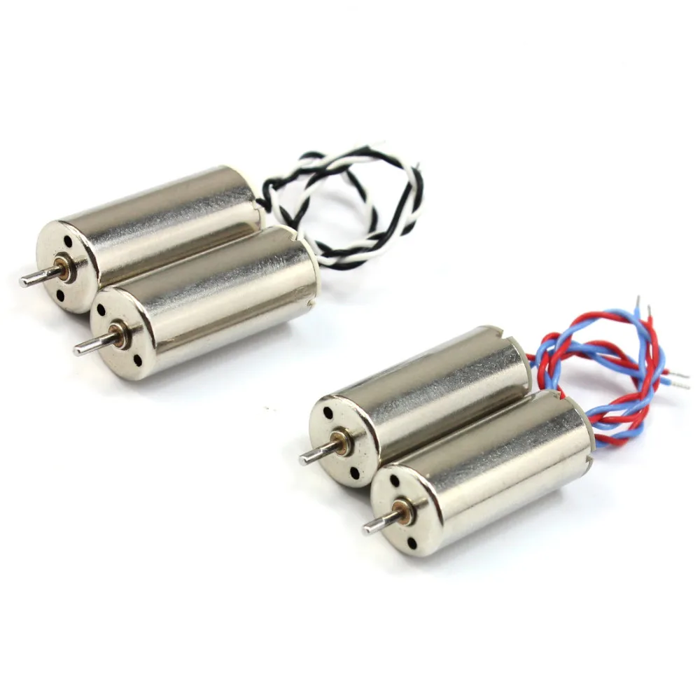

4pcs 2S 7.4V 8520 Brushed Motor CW CCW 8.5x20mm High Speed Mini Motor for DIY Tiny QX90 95 LT105 Micro Indoor Racer Quadcopter