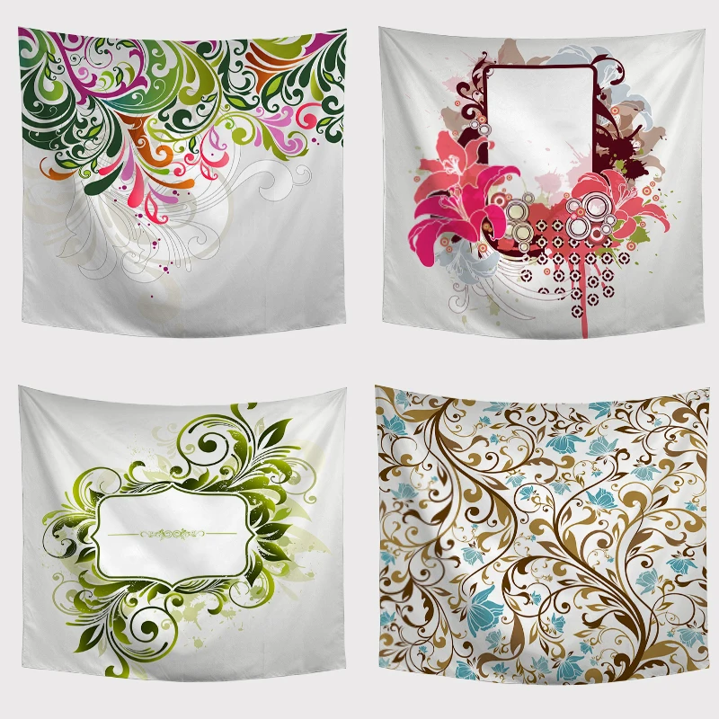 Modern Art Geometric Patterns Printed Tapestry Wall Hanging Decorative