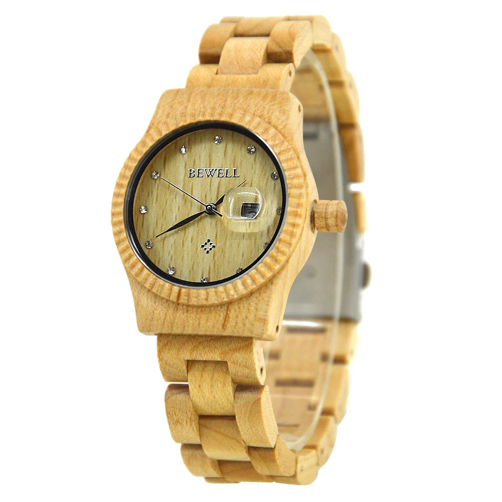 

BEWELL 2018 New High Quality Brand Women Watches Date And Day Calendar Display Ladies Quartz Watch Free Shipping With Box 064A