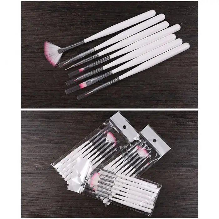 Hot 7pcs Set Nail Art Pen Engraving Embossing Decorations Brush Professional Painting Tools wyt77
