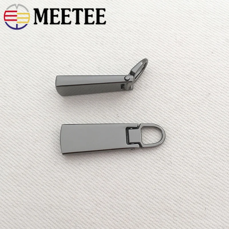 Meetee eco-friendly металлические собачки для молнии для 5# разъемная застежка-молния ползунки для застежки-молнии головка застежка-молния Tab мгновенный набор для ремонта изделий Швейное Ремесло «сделай сам»