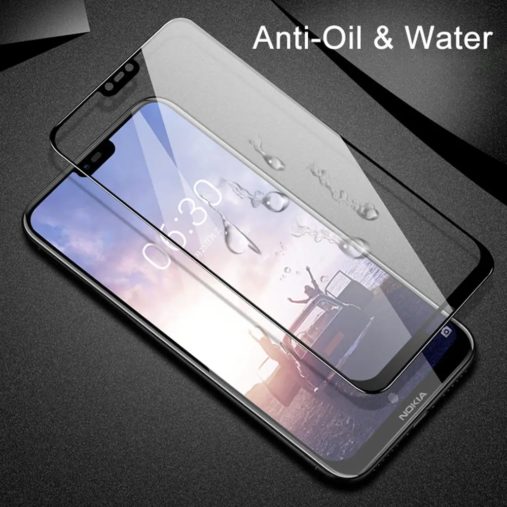 9D-Tempered-Glass-For-Nokia-X7-7-1-Plus-Glass-on-For-Nokia-2-3-5