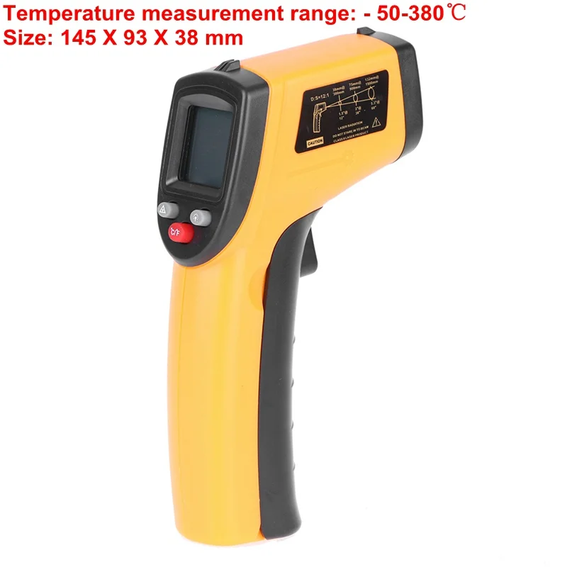 GM550/320 цифровой инфракрасный термометр бесконтактный lcd ик лазерный точечный пистолет измеритель температуры пирометр лоб термометр - Цвет: GM320