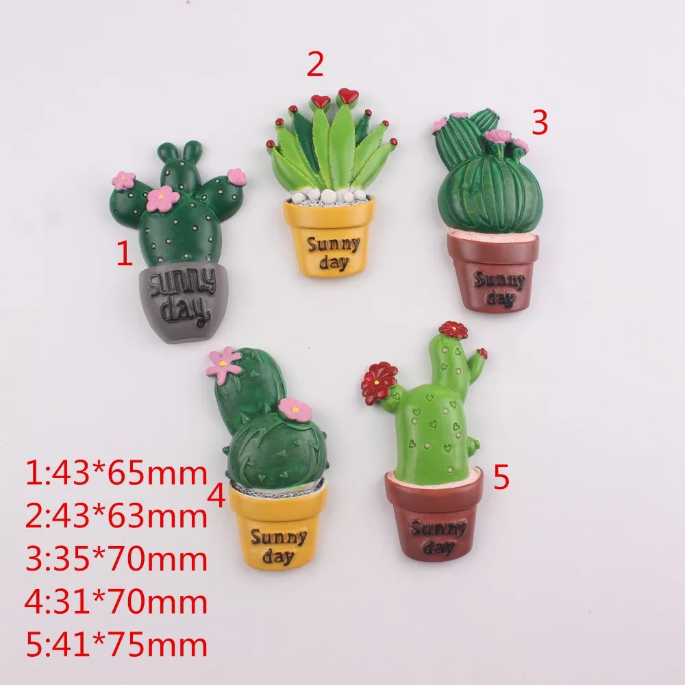 Kawaii dibujos animados figurine miniaturas cactus planta inicio