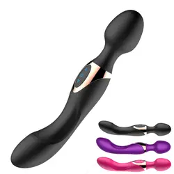 10 скоростей мощные большие вибраторы для женщин Волшебная палочка массажер секс-игрушка для женщин клитор стимуляция женские интимные