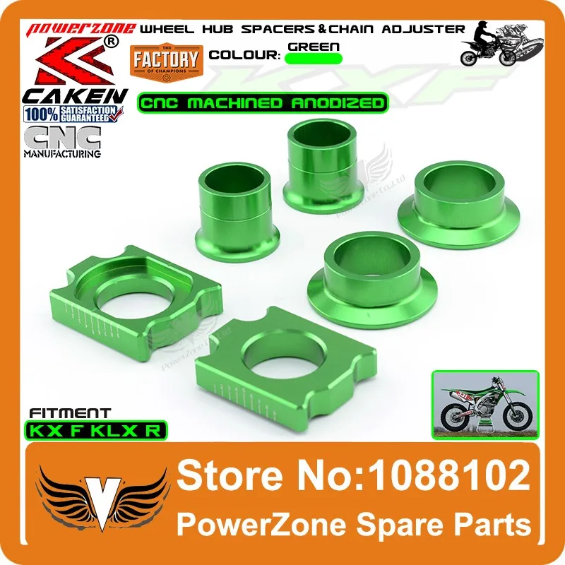 KAW  Wheel Hub Spacers With Chain Adjuster 2