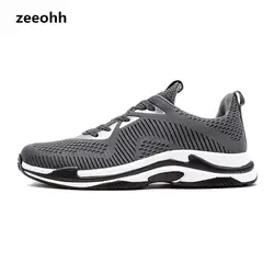 Zeeohh кроссовки для Для мужчин мужская спортивная обувь кроссовки для бега спортивный тренер сетки удобные дышащие анти-носить обувь