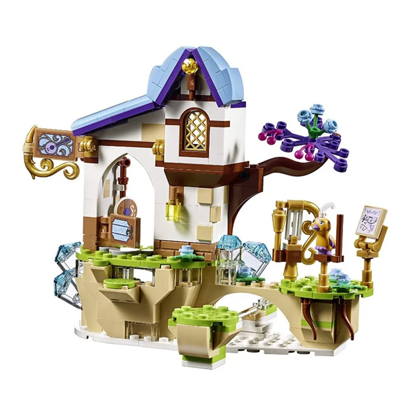 Tanie Elfy Aira i pieśń smoka wiatrowego klocki 41193 Legoings elfy figurki cegły modele na prezent