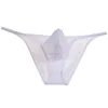 Men Hipster Brazilian Bikini Briefs Jacquard Lace Underwear Cheeky String Briefs 4