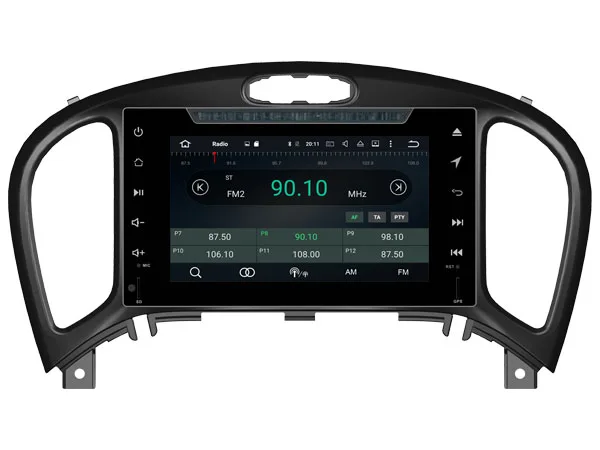 Discount Car DVD Player GPS Navigation For NISSAN JUKE 2012-2017 Android 9.0 Octa Core 4G Ram 32G Rom Bluetooth WiFi Mirror Link 2 Din 0
