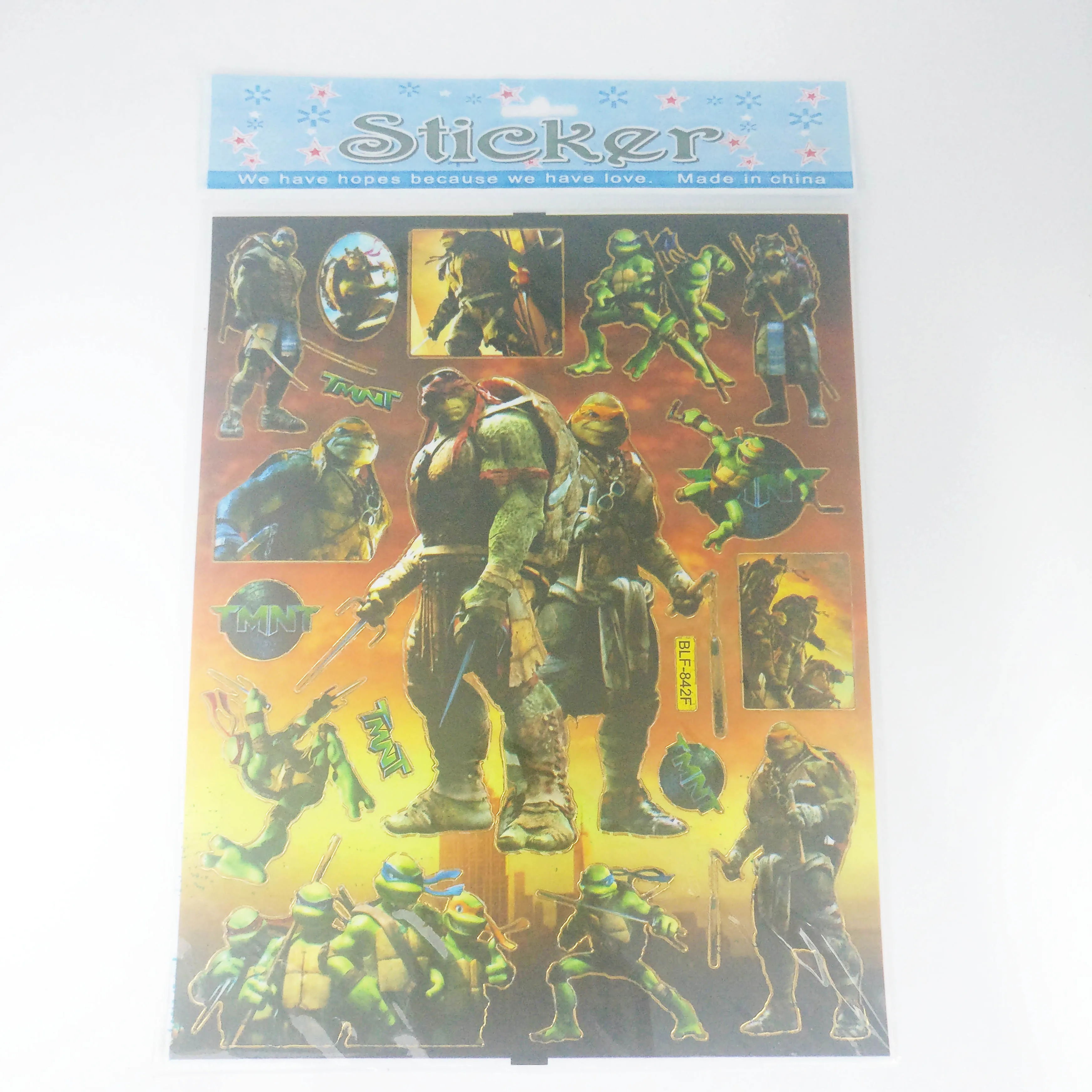 

6pcs/lot Teenage Mutant Ninja Turtles Stickers Decals PVC DIY Waterproof Cute Waterproof Funny Waterproof Sticker