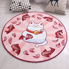 60 см 80 см круглое одеяло пушистый ворсистый ковер для дома комнаты ковер коврики для спальни ванной пол дверь коврик ворсистые коврики кошка