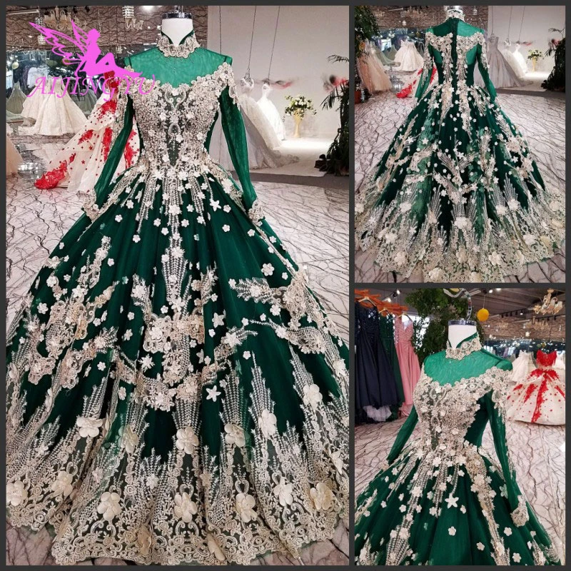 AIJINGYU vestidos de novia la Catedral, vestidos importados con purpurina, Vintage, Queen, Simple, vestido de costura de vestido de boda Tule|Vestidos de novia| - AliExpress