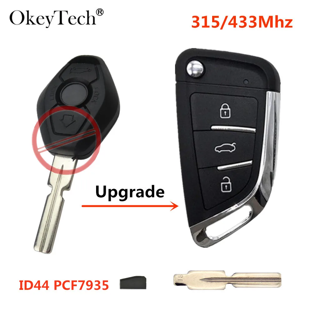 Modified remote key for BMW 