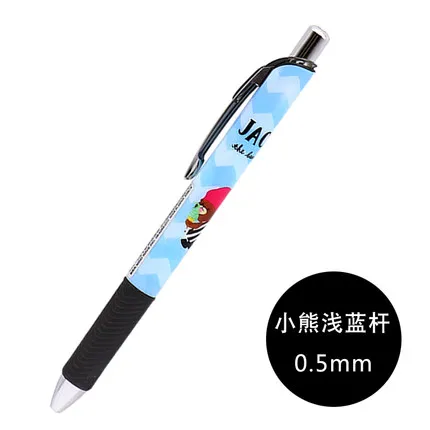 1 шт. Марвел лимит японская Ручка гелевая ручка 0,5 мм прозрачная Выдвижная быстросохнущая ручка для скрапбукинга BLN75TL для письма студента - Цвет: xiaoxiong qianlan