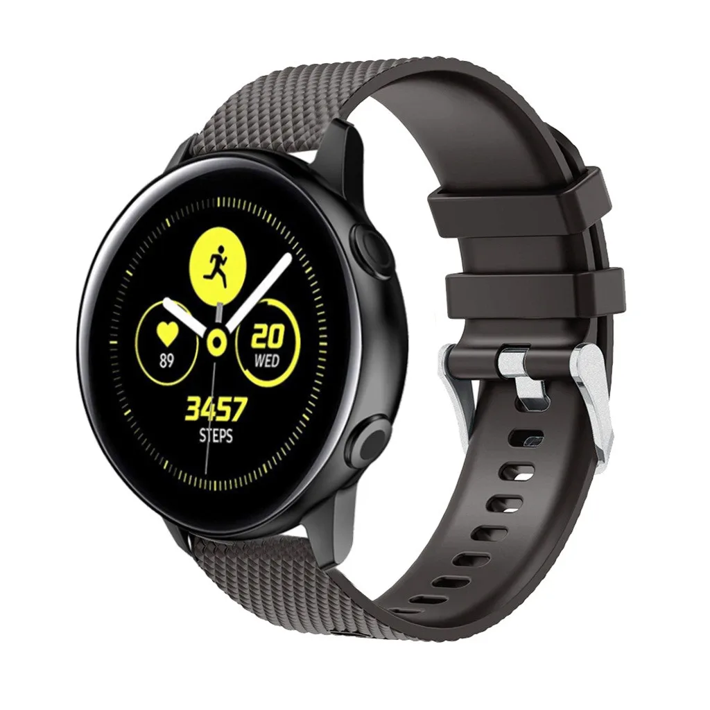 Спортивные наручные часы Мягкая силиконовая лента сменный ремешок для samsung Galaxy мужские часы для активного отдыха relogio masculino relogio# Y30 - Цвет: Black