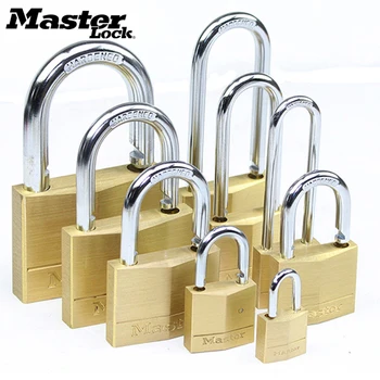 

Master Lock Solid Brass Padlock outdoor indoor, Waterproof, backpacks, briefcases, tackle boxes, lockers and storage locks