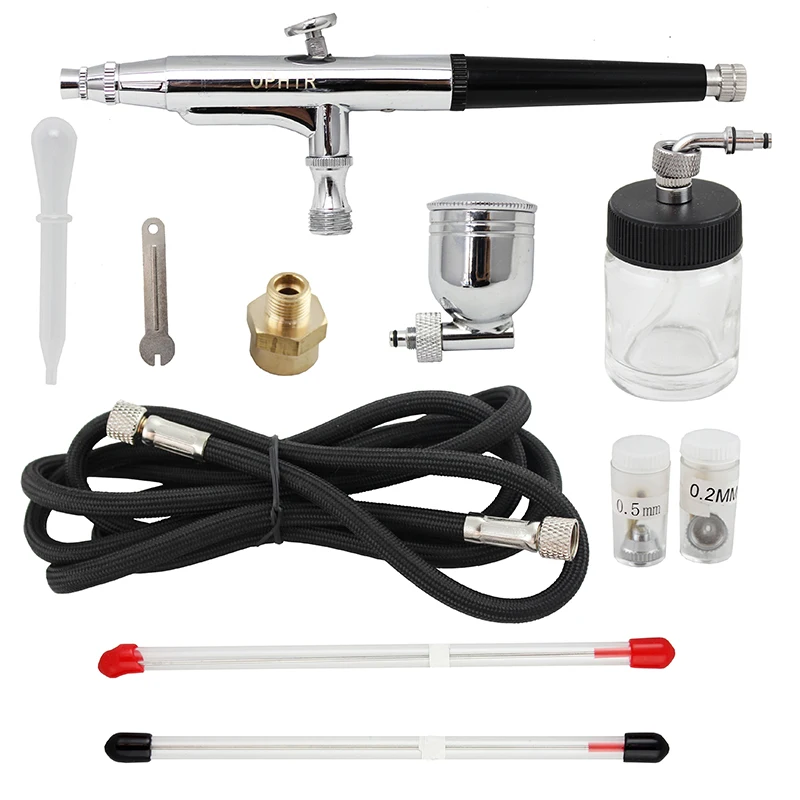 Комплект компрессора OPHIR Airbrush набор для боди арта тату уход за кожей лица