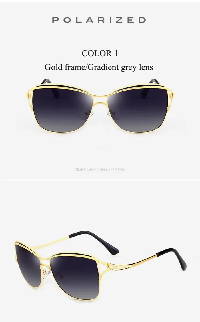 RUI HAO EYEWEAR Brand Fashion Sunglasses Women Polarized Sunglasses Women Popular Pilot Sun Glasses oculos de sol KM8116
