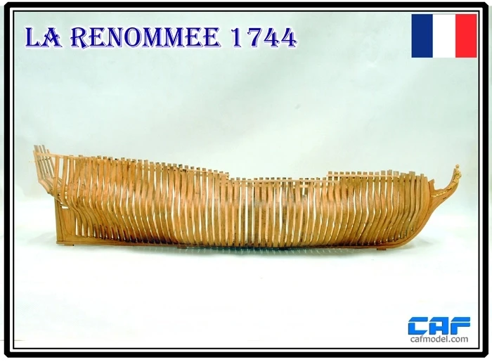 ZHL La Renommee 1744 Part1-4 масштаб 1/48 1230 мм модель Admiralty деревянная модель комплект корабля