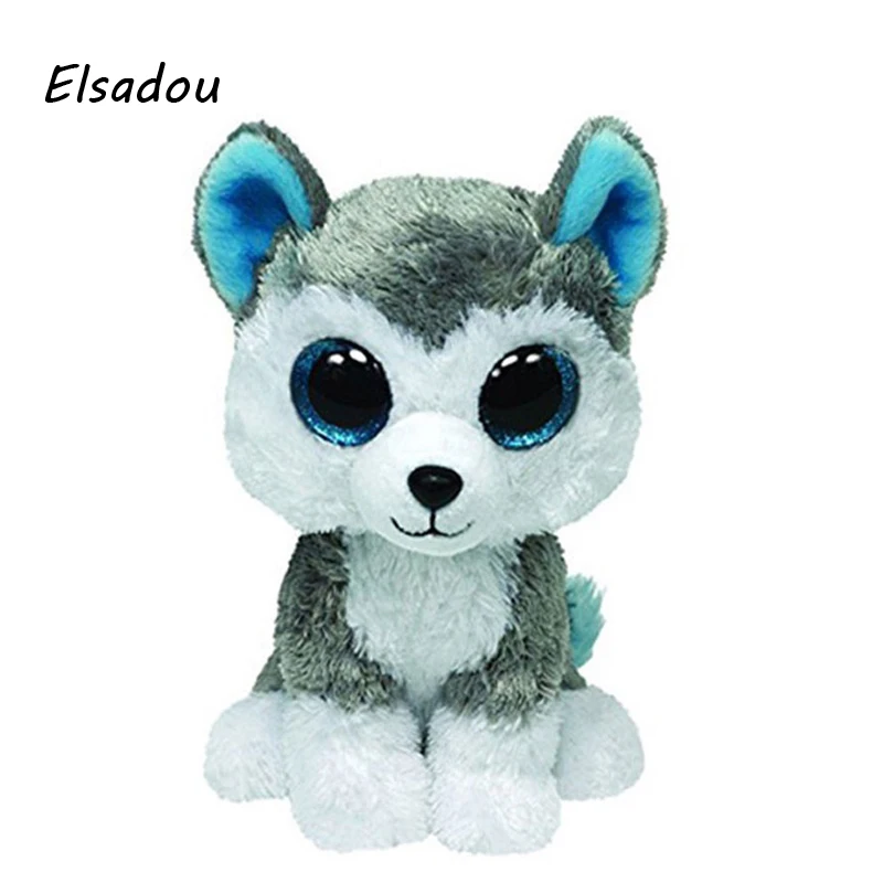 Elsadou Ty Beanie Boos Stuffed Plush Animals Husky font b Toy b font Doll