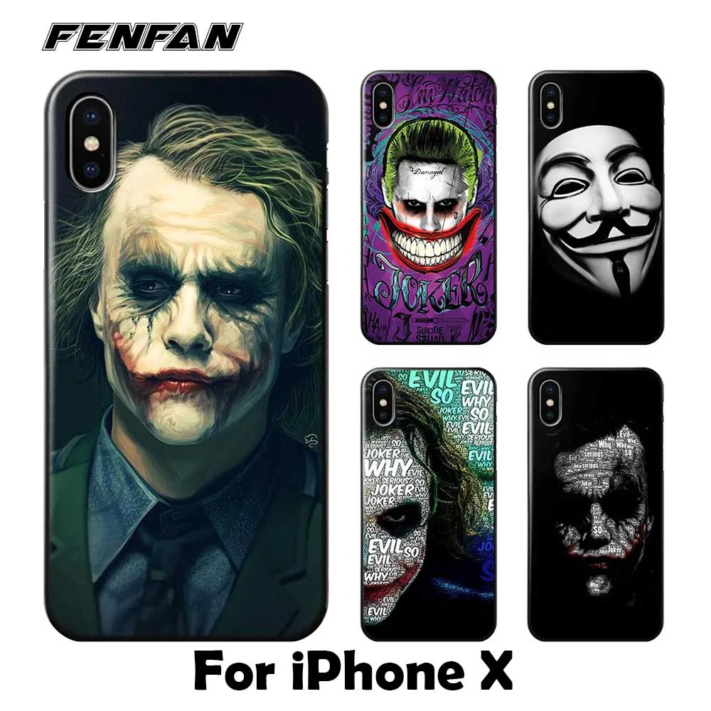 

Soft silicone TPU for iPhone X case Joker cover 2017 new arrivals for iPhone X case Black silicone soft TPU for iPhone X