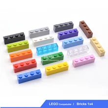 1X4* DIY обучающая сборная игрушка, пластиковая основа, строительные блоки, кирпичи, маленькие патио для детей, подарки, Обучающие игрушки 100 шт./лот
