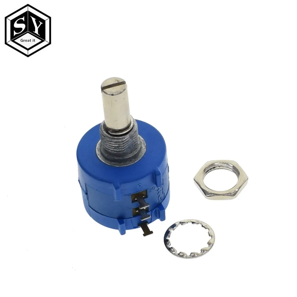 

1PCS 3590S series resistance 1K 2K 5K 10K 20K 50K 100K ohm Potentiometer Adjustable Resistor 3590 102 202 502 103 3590S-2