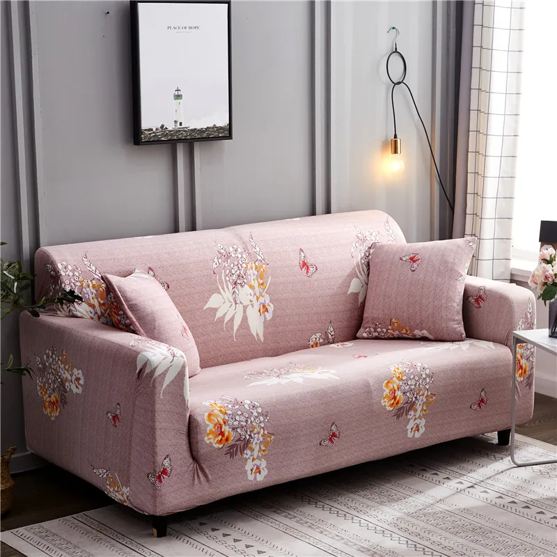 Stretch Armchair Slipcovers Elastic Sofa Cover for Living Room All-inclusive Sectional Couch Cover Single/Two/Three/Four-seater