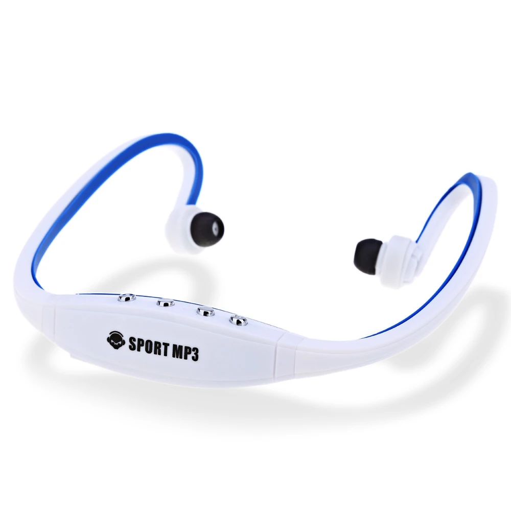 Portable Wearing Style Sport MP3 Player Headphone Headset FM Radio Function Supports TF / Micro SD Card Built in Battery|sport mp3 player|sport