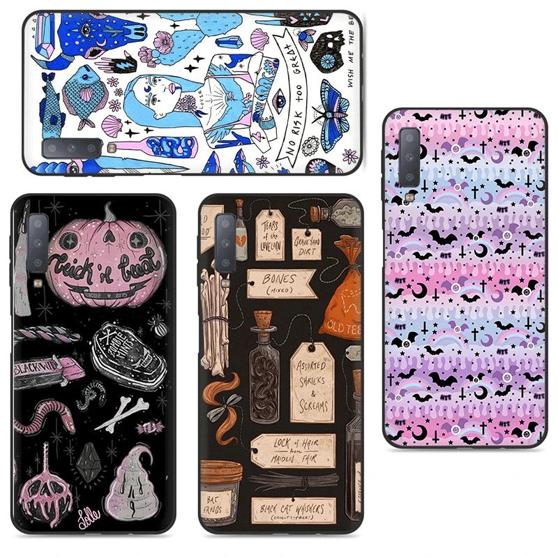 Girly пастельных ведьмы Мягкий силиконовый чехол для мобильного телефона Samsung GaLaxy A3