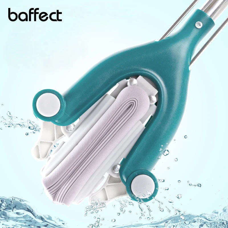 

New PVA Collodion Sponge Mop Floor Cleaning Mop Folding Absorbing Squeeze Water Glue Cotton Mop Mop Household Cleaning Tools