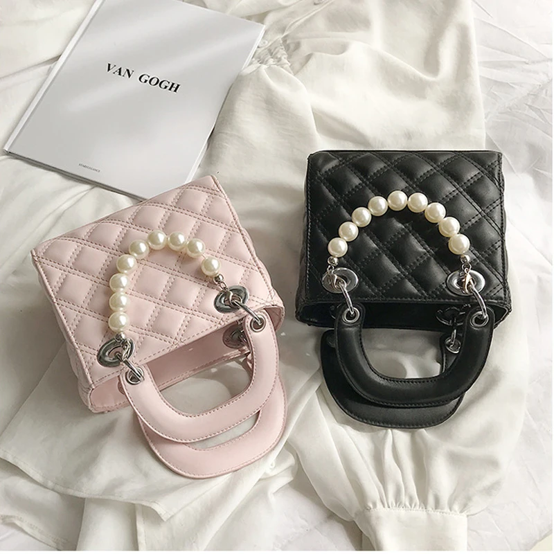 

2019 New Plaid Peal Women Small Handbag Female Messenger Bag Fashion PU Flap Famous Brand Designer Cross Body Bags Lady Tote Bag