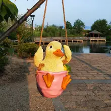 Садовое украшение наружные животные качели воздушные украшения магазины садовое украшение ветви настенные потолки кулон