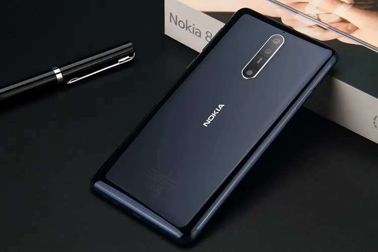 NOKIA 8 TA-1012 6GB RAM 128GB ROM Qualcomm Snapdragon 835 2.5GHz Octa Core 5.3 Inch 2.5D IPS Corning Gorilla Glass 5 2K Screen Dual Camera Android 8.1 4G LTE Smartphone