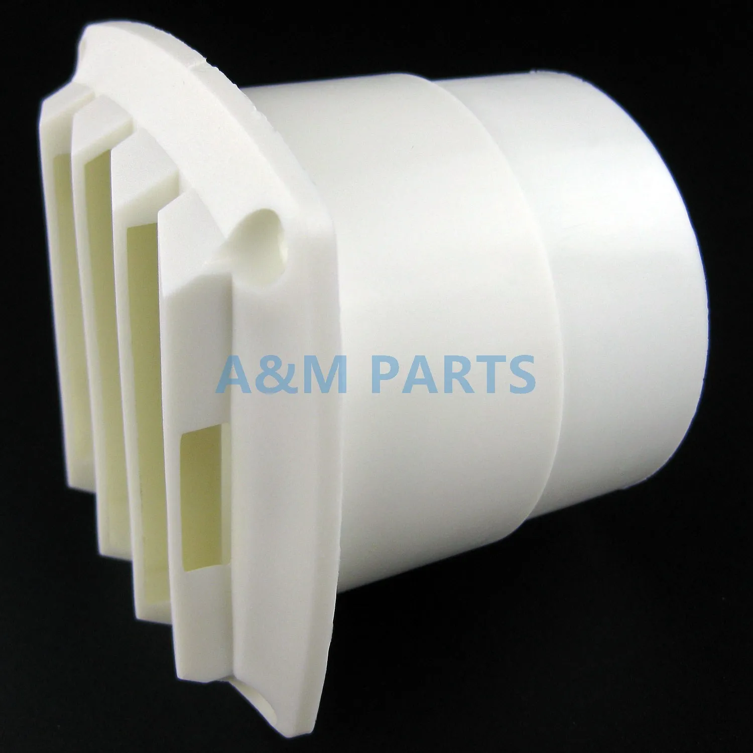 Round Boat Louvered Vents Marine Air Vents Caravan & RV White Plastic 3