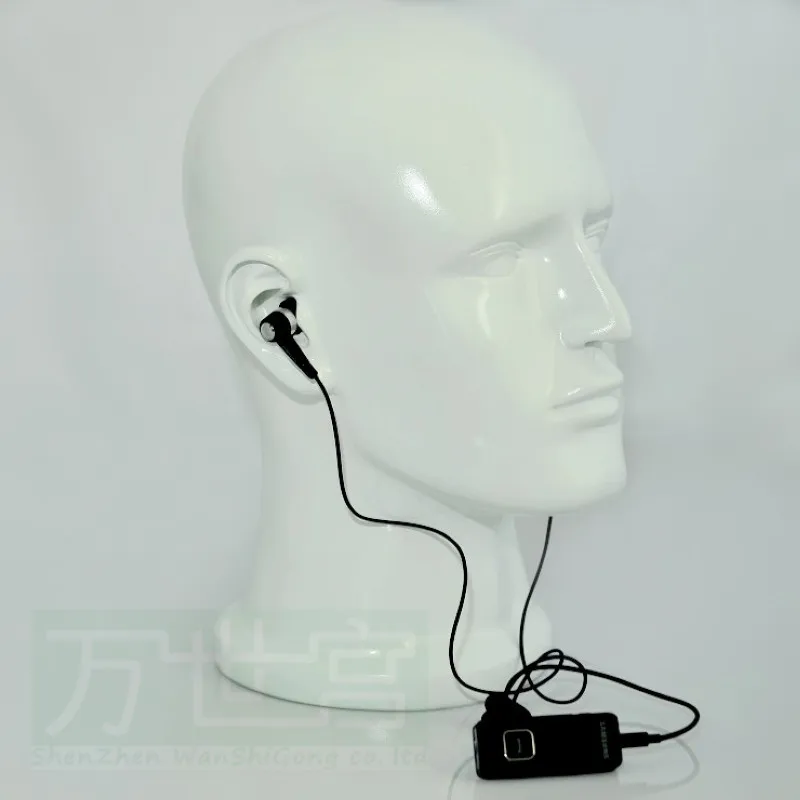 

Fiberglass White Male Mannequin Head For Wig And Hat Glasses Display
