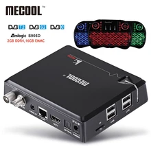MECOOL KI Pro Android 7.1 DVB S2+DVB T2/C TV Box Amlogic S905D Quad core DDR4 2GB 16GB 2.4G/5G WiFi H.265 HD UHD 4K Media Player