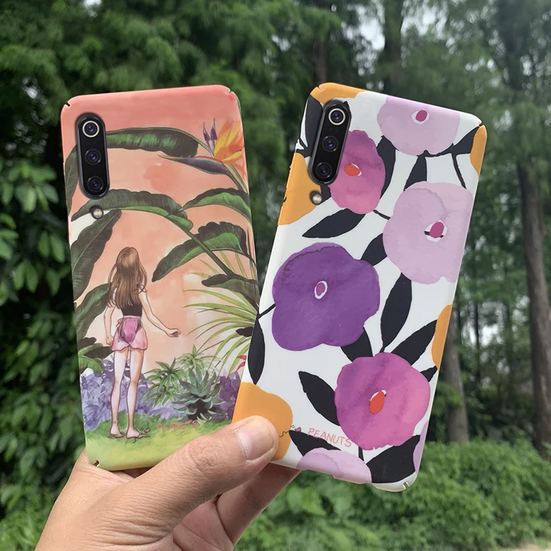 YonLinTan coque чехол для Xiaomi mi 9 Se 9Se роскошный с рисунком жесткий милый мультяшным