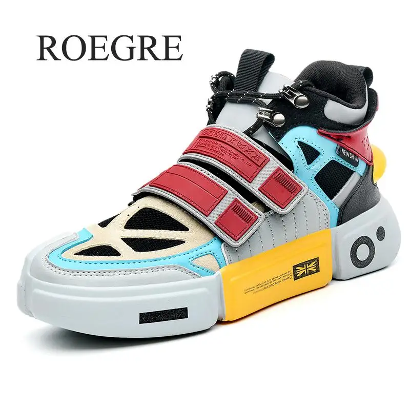 Comprar Zapatos para hombre, zapatos de deporte para hombres, de talla grande, superestrella de talla grande, zapatos de tobillo, plataforma