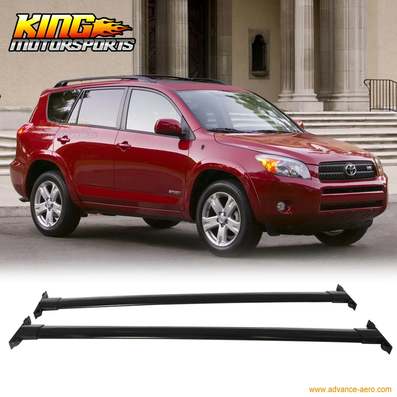 

For 08-13 Highlander Bk OE Style Roof Top Cross Bars Crossbars Rail Rack Carrier