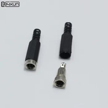 

5PCS YX 5.5*2.1mm DC Power Plug Connector 5.5x2.1 mm Panel Mounting Welding Plugs Adaptor