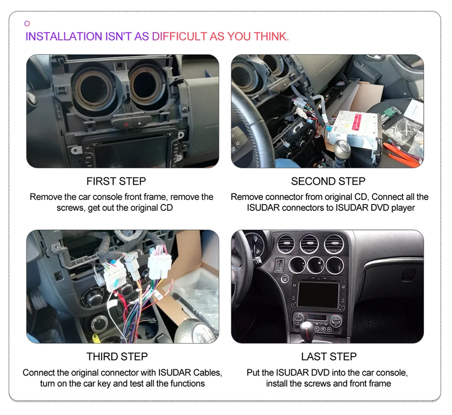 Flash Deal Isudar 1 Din Auto Radio Android 9 For Alfa/Romeo/Spider/Brera/159 Sportwagon RAM 2G Car Multimedia Video DVD Player GPS USB DVR 28