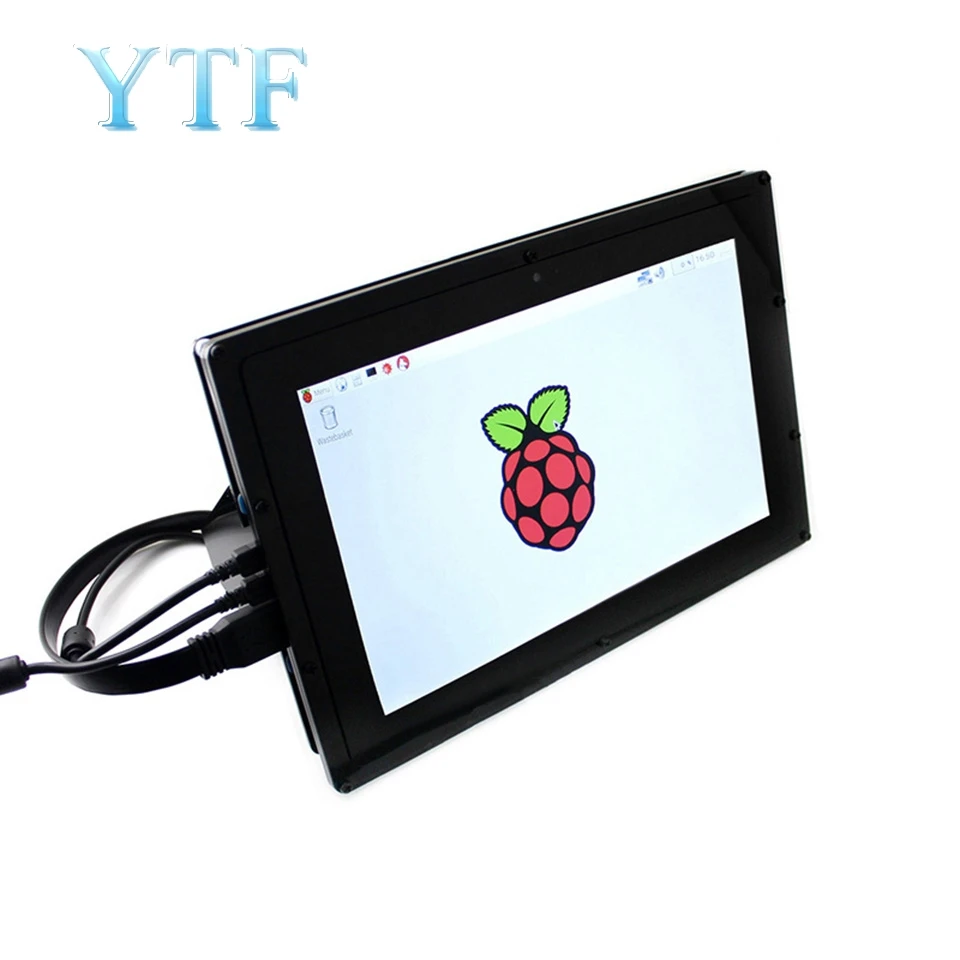 Raspberry Pi 4B/3B + емкостный ЖК-экран 10 1 дюйма IPS 1280*800 с корпусом | Компьютеры и офис